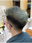 夏◎ミントグリーン×刈り上げショートで爽やかさ