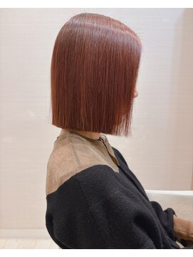 大人かわいい☆綺麗なシルエット！王道スタイル切りっぱなしボブ