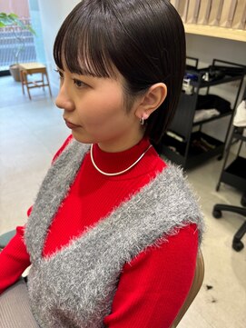 ハル 南平岸(HARU) コンパクトなミニボブ♪/ボブ/切りっぱなしボブ