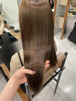 ローレンアオ(LOREN AO)&nbsp;着物ヘア/大人ガーリー/ハニーベージュカラー/似合わせカット