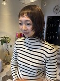 抜け感ショートバングレイヤー【20代/30代/40代】