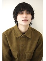 ココ 原宿(KOKO) ニュアンスパーマ波巻きツイストスパイラルシースルーマッシュ