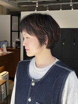 g r a i n canvas. 川崎/ショート/ボブ/髪質改善【グレイン】【5月1日~(予定)】 シルキーショート 窪田