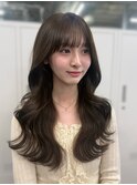 韓国くびれヘア×オリーブベージュカラー◯伊藤