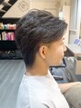 ミチオノザワヘアサロンギンザ 静岡店(Michio Nozawa HAIR SALON Ginza) 軽やかで立体的な動きのオールバックショートウルフ!