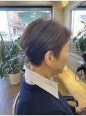 ショート　ツーブロック　ソフト刈り上げ
