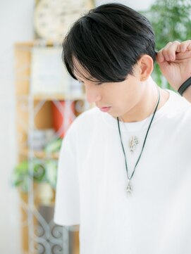 プリモア サロン ハナレ 綾瀬(primoA salon HANARE) 綾瀬/髪質改善/黒髪☆ショートセンターパート韓国マッシュn