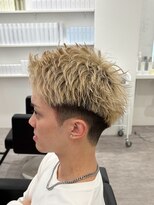 ルースト 南堀江店(ROOST) MEN'S/リバースセンターパート/ニュアンスパーマ/南堀江