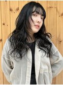 【buZon ブゾン】顔まわりレイヤー×ルーズウェーブ