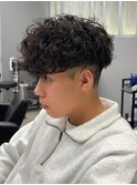 波巻きスパイラル/men's/フェザーパーマ/メンズパーマ/学割