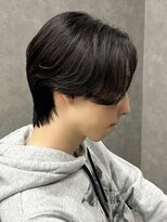 エルマーク 本山(L-MARK)&nbsp;マッシュヘア/黒髪/メンズカット/men's/フェザーパーマ