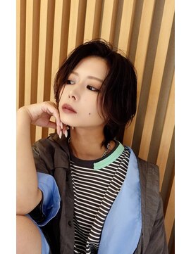 ロンドシトリン 四条烏丸(Lond citrine) 岡田洸太/韓国ボブ/韓国レイヤー/縮毛矯正/ヘーゼルベージュ