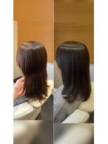 ビーアップヘアー(be:up hair)&nbsp;艶カラー×髪質改善トリートメント