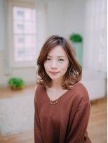 ヘアメイク パッセージ 千歳船橋店(hair make passage) 大人ゆるゆわミディアムレイヤー