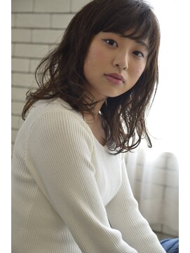 アドラーブル 長岡リップス旭岡店(adorable) エレガントな無造作カール★ツヤ感×フォギーベージュ