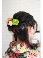 ヘアサロン アンフェール(Hair Salon Amfaire) 和装ハーフアップ