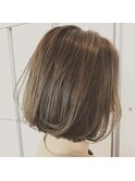 【仙台aries美容室】ナチュラルワンカールボブ