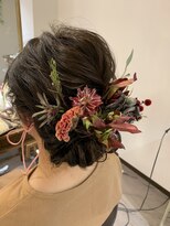 着付けヘアセット専門店 ウィズ(With) 華やか下めアップ