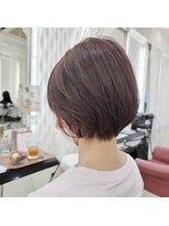 クオリス 赤塚店(QUALIS) 20代30代/大人かわいい/ミニボブ/ショート/丸み/くびれ/アッシュ