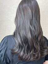 キュオンシア(CUEON. ciea)&nbsp;重めレイヤー×ラベンダーグレージュ