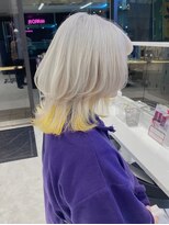 ワンズミラー 海老名店(ONE's MIRROR) ホワイトブロンド/テラコッタ/ミニウルフ/くすみブルー/海老名駅