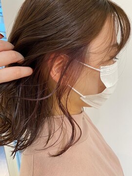 クラリス バイネオ 武蔵小杉(Claris by neo) インナーカラーで楽しむピンクベージュ