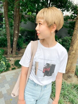 コハク(COHAKU) ナチュラルマッシュショート/担当　井上真由美