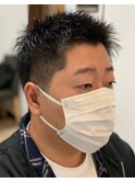 束感スパイキーショート <理容室>メンズ/虎ノ門/眉毛
