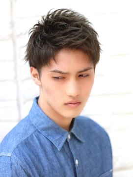 シェノン オム 梅田(CHAINON HOMME) MEN'S HAIR/束感ショート/コンマヘア/ツーブロックマッシュ