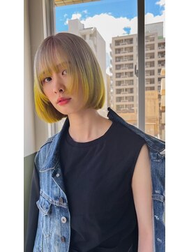 デビュー ヘアーメイク イメチェンヘアスタイルハッシュカットフルバング似合わせカット