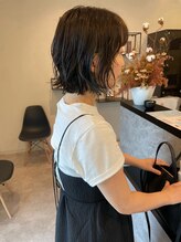 メデル(mederu) コテ巻き風パーマボブスタイルパーマ女子デジタルパーマ