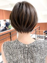 リル バイ ジルブラン(Lil by JIL BLAN) ショートボブグレージュハイライトレイヤーカット髪質改善