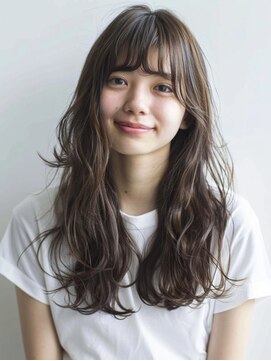 アルトリスト(Altruist Aging×HAIR&SPA) ★ダークアッシュ大人ガーリーボブ着物ミディアムレイヤーカット