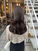 アソビ 表参道(ASOBI)&nbsp;ダブルカラー/黒髪/ボブルフ/ネビージュ/表参道/ヘーゼルカラー