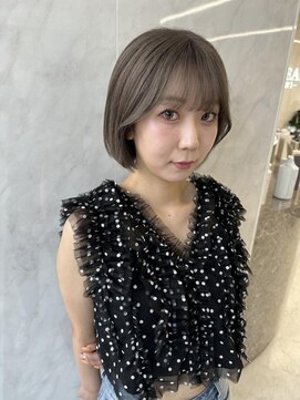 アリープアウル(ALEAP owl) りょう　ハイトーンボブ[マロンベージュ/20代/30代]