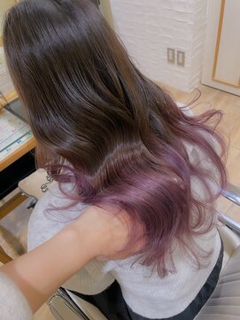 ネオリーブ チロル 横浜西口店(Neolive CiroL.) ピンクグラデーション 大人可愛い