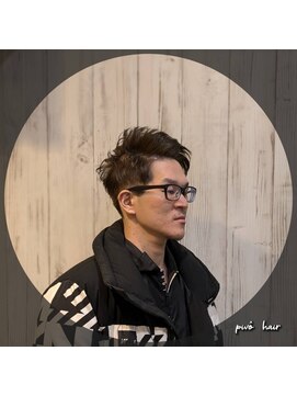 ピヴォヘアー(pivo hair) メンズカット メンズカラー アッシュブラウン