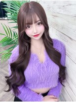 カプセル シンジュク(CAPSULE)&nbsp;☆CAPSULE☆ラベンダーアッシュブラウン　ロングレイヤー