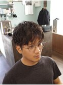 ツーブロスパイラルパーマ