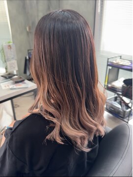 クラッチバイシオンアグリゲイト(CLUTCH by Zi-on aggregate) バレイヤージュ×ナチュラルベージュ