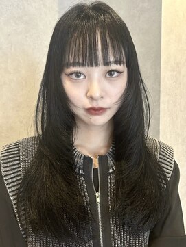コト 福井大和田店(coto) 福井 大和田 レイヤーカット ハッシュカット 前髪ぱっつん