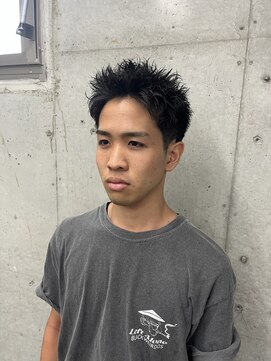 ザスーツブラザーズ(THE SUITS BROTHERS) MEN'SHAIRウルフカルマパーマメンズショートイージーパーマ