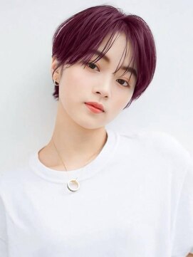 アグ ヘアー ヴァース 中川店(Agu hair verse) 《Agu hair》ラベンダーショート×numberA.アクアバームセラム