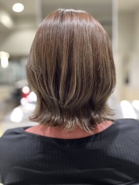 銀座ラボ 千葉店(LA BO) 髪質改善カラー外はねボブ