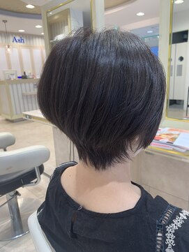 アッシュ 仙川店(Ash) 前髪なしショートハンサムショートショートヘア30代40代50代60代