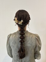 アンソメット 上津店(UN SOMMET)&nbsp;ふわふわ編みおろしアレンジ