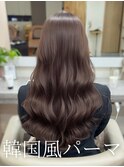 レイヤーカット/顔周りカット/顔周りレイヤー /韓国風パーマ
