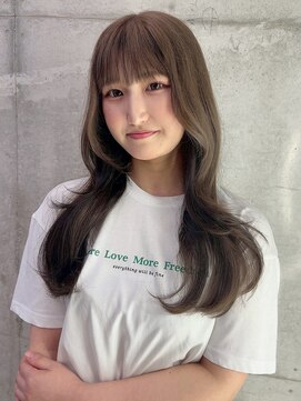 ユイマァル 岡山店(YUIMARL) 20代30代ロングブリーチなしダブルカラーレイヤーカット