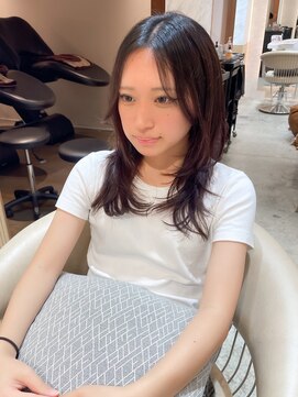 ロンド ブランシュ 錦糸町北口(Lond blanche) くびれヘア/顔周り/ココアベージュレイヤーカット/錦糸町ボブ