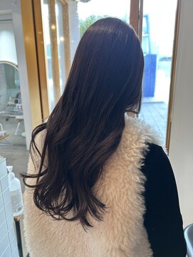 チュール(ture) ツヤ感ダークブラウンカラー